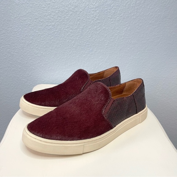 Frye 'Gemma Block' Genuine Calf Hair Slip-on Sneaker - Picture 2 of 9